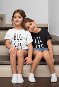 Big Sis - Lil Sis Kids T-Shirt - Red Leader Clothing