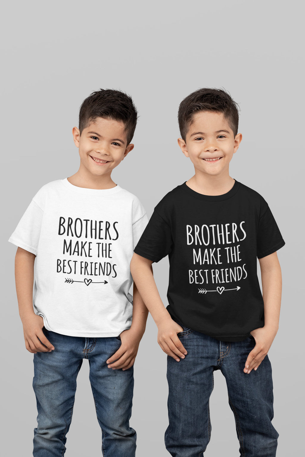 Brothers Make The Best Friends Kids Toddler Baby T-shirt - Red Leader Clothing
