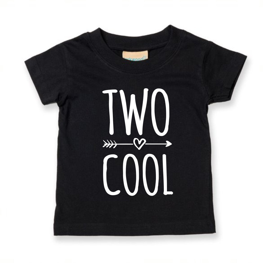 Two Cool Unisex Kids T-shirt Birthday 2nd Birthday Gift Party Child Sibling Celebration Present T Shirt 2 Year Old Second Birthday - Red Leader Clothing