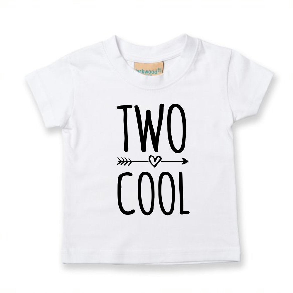 Two Cool Unisex Kids T-shirt Birthday 2nd Birthday Gift Party Child Sibling Celebration Present T Shirt 2 Year Old Second Birthday - Red Leader Clothing