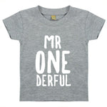 Load image into Gallery viewer, Mr Onederful One Derful 1st Birthday Kids T-shirt - Red Leader Clothing
