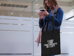 Load image into Gallery viewer, I Came I Saw I Had Anxiety So I Left Lightweight Cotton Tote Bag - Red Leader Clothing
