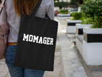 Load image into Gallery viewer, Momager Mum Lightweight Cotton Tote Bag - Red Leader Clothing
