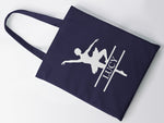 Load image into Gallery viewer, Personalised Ballet Dancer Name Tote Bag
