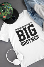 Load image into Gallery viewer, I&#39;m Being Promoted To Big Brother Kids T-Shirt - Red Leader Clothing
