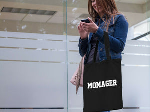 Momager Mum Lightweight Cotton Tote Bag - Red Leader Clothing