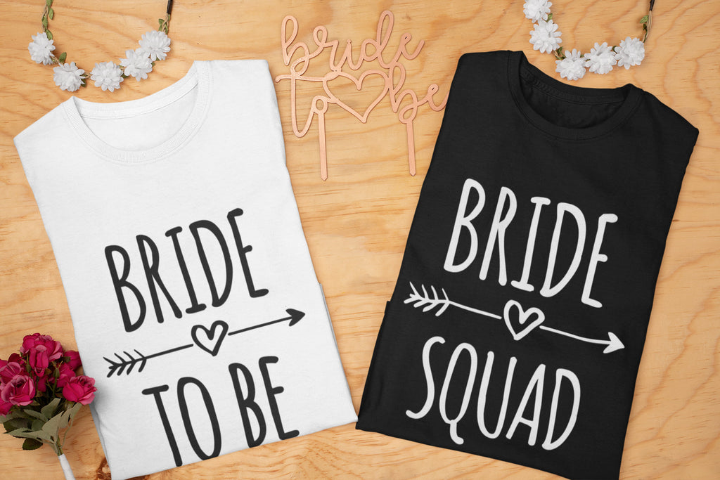 Bride To Be - Bride Squad T Shirt - Red Leader Clothing