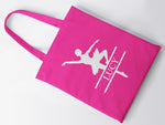 Load image into Gallery viewer, Personalised Ballet Dancer Name Tote Bag
