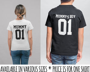 Mummy - Mummy's Boy Mother Son Matching T-shirt