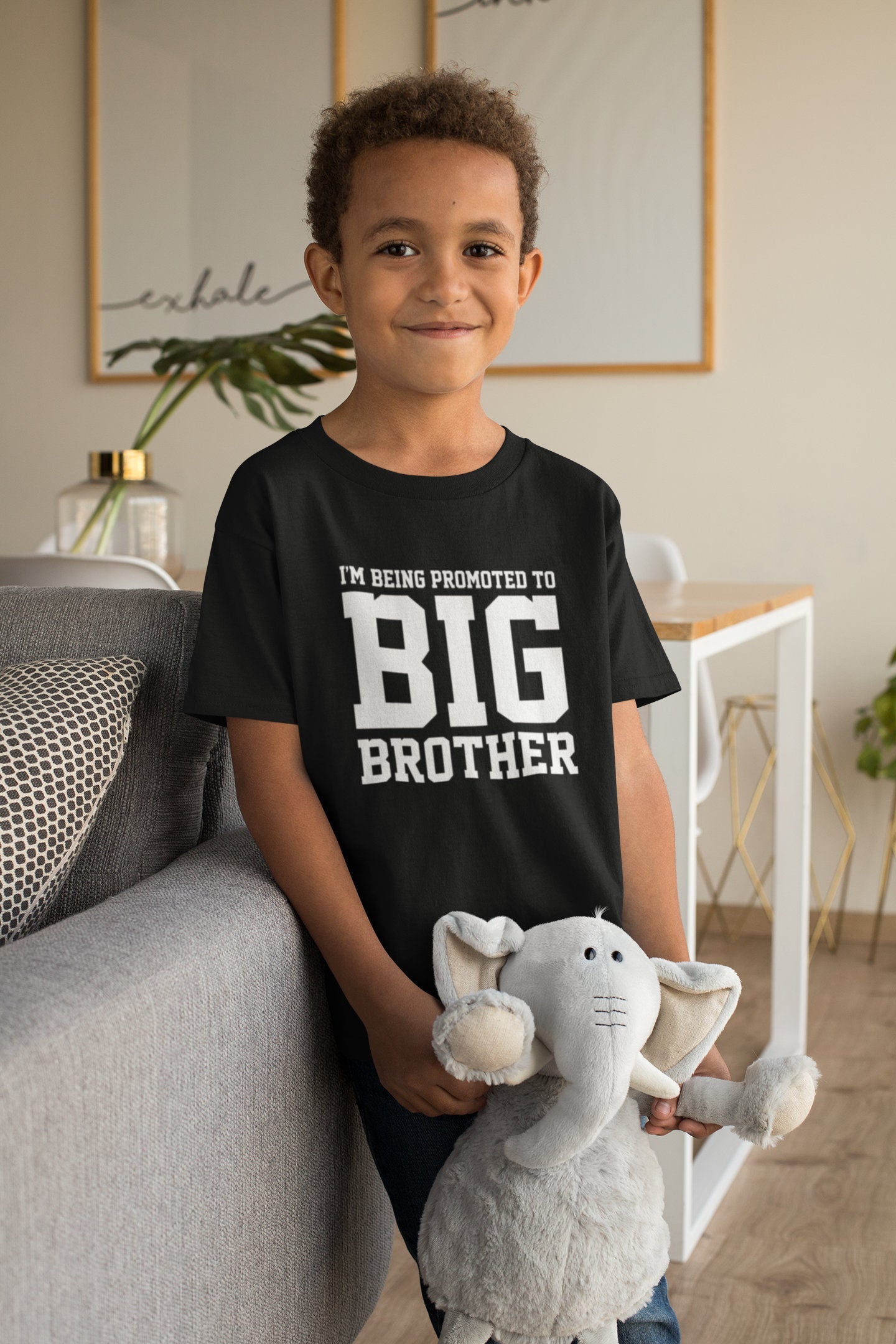I'm Being Promoted To Big Brother Kids T-Shirt - Red Leader Clothing