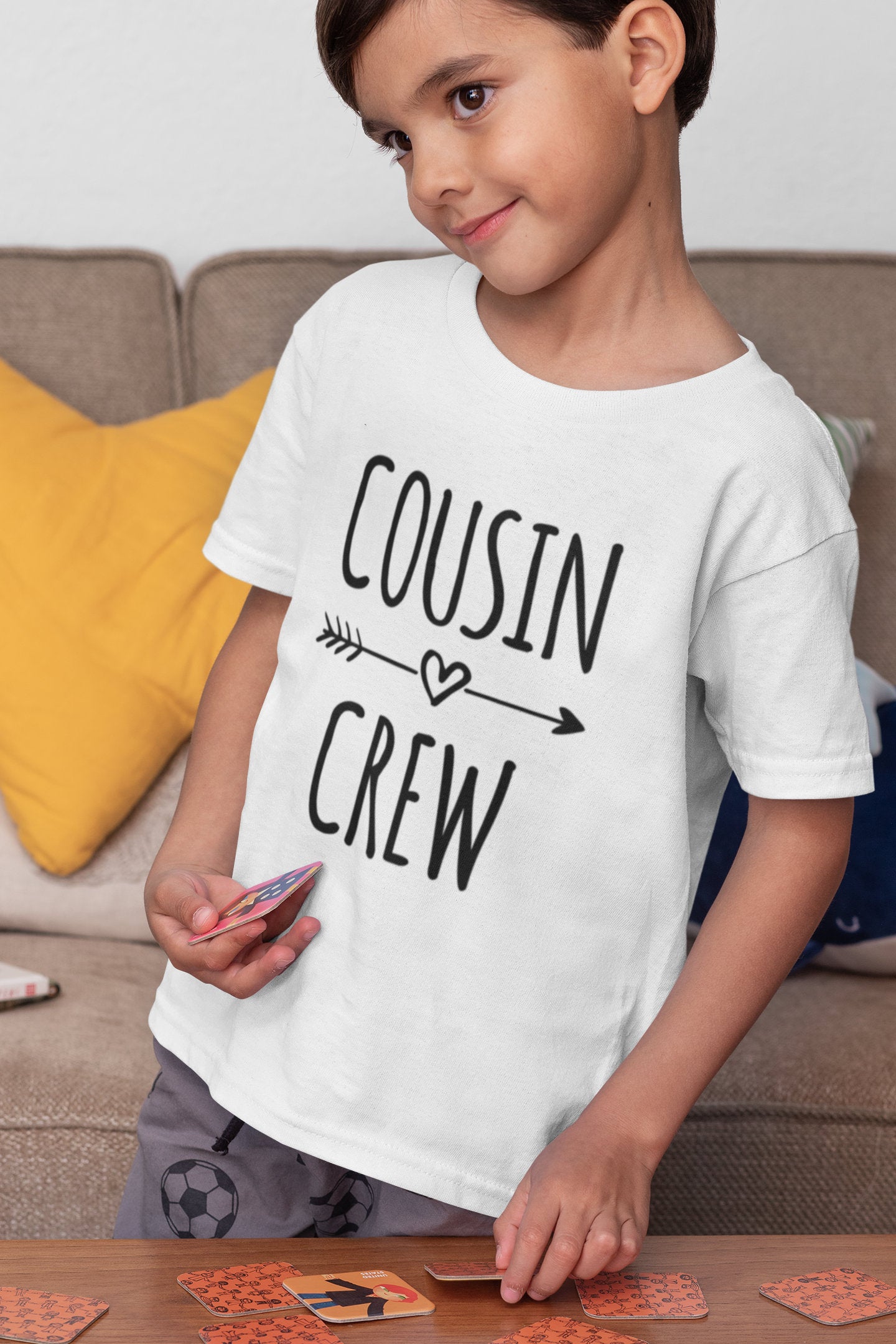 Cousin Crew Kids Toddler Baby T-shirt - Red Leader Clothing