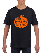 Load image into Gallery viewer, Cutest Pumpkin In The Patch Kids Childs Halloween T-Shirt - Red Leader Clothing
