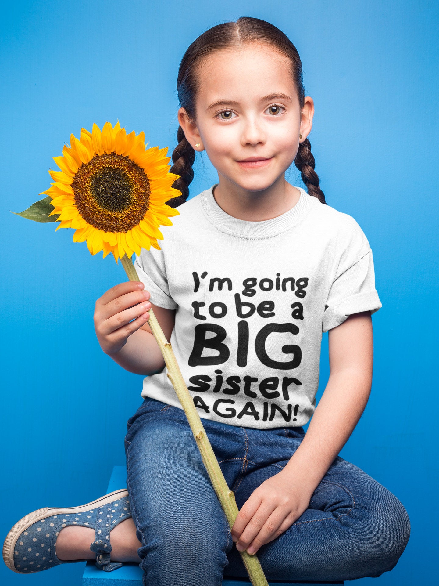 I'm Going To Be A Big Sister AGAIN! T-shirt- Kids/Childrens T-shirt - Red Leader Clothing
