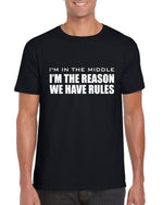 Load image into Gallery viewer, Sibling Rules Adults Novelty T-shirt
