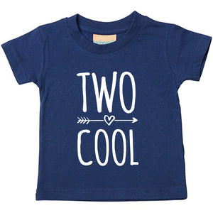 Two Cool Unisex Kids T-shirt Birthday 2nd Birthday Gift Party Child Sibling Celebration Present T Shirt 2 Year Old Second Birthday - Red Leader Clothing