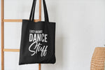 Load image into Gallery viewer, Personalised Name Dance Stuff Lightweight Cotton Tote Bag - Red Leader Clothing
