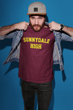 Load image into Gallery viewer, Sunnydale High Maroon Adult Mens Ladies Unisex Crew Neck T-Shirt
