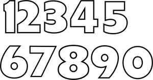 Personalised Kids Childrens Numbers Tshirt Birthday Shirt Digit - Red Leader Clothing