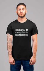 Load image into Gallery viewer, This Is What An Awesome Husband Looks Like - Mens Novelty Tshirt - Funny/Joke/Gift - Wedding Present Anniversary Husband Best Husband Gift - Red Leader Clothing
