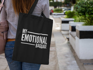 My Emotional Baggage Lightweight Tote Bag - Red Leader Clothing