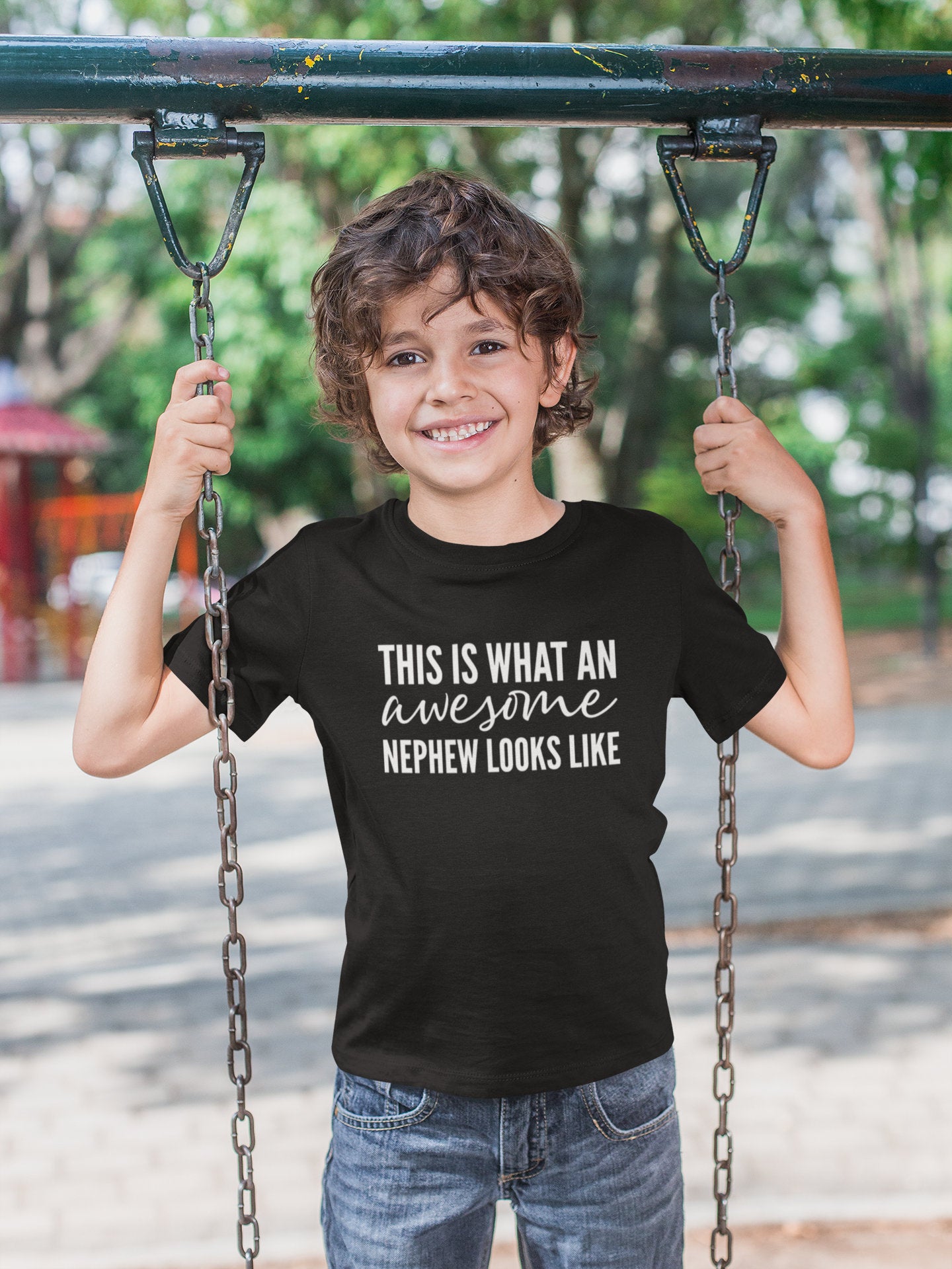 This Is What An Awesome Nephew Looks Like Kids Toddler Baby T-shirt