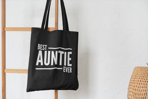 Best Auntie Ever Lightweight Tote Bag - Red Leader Clothing