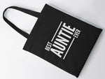 Load image into Gallery viewer, Best Auntie Ever Lightweight Tote Bag - Red Leader Clothing
