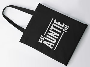 Best Auntie Ever Lightweight Tote Bag - Red Leader Clothing