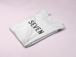 Load image into Gallery viewer, Seven Kids Tshirt Birthday Gift Party Child Sibling Celebration Present T Shirt 7 Year Old Seventh Birthday 7th Birthday - Red Leader Clothing
