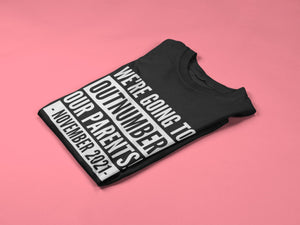 Personalised We're Going To Outnumber Our Parents Brother Sister Kids T-Shirt
