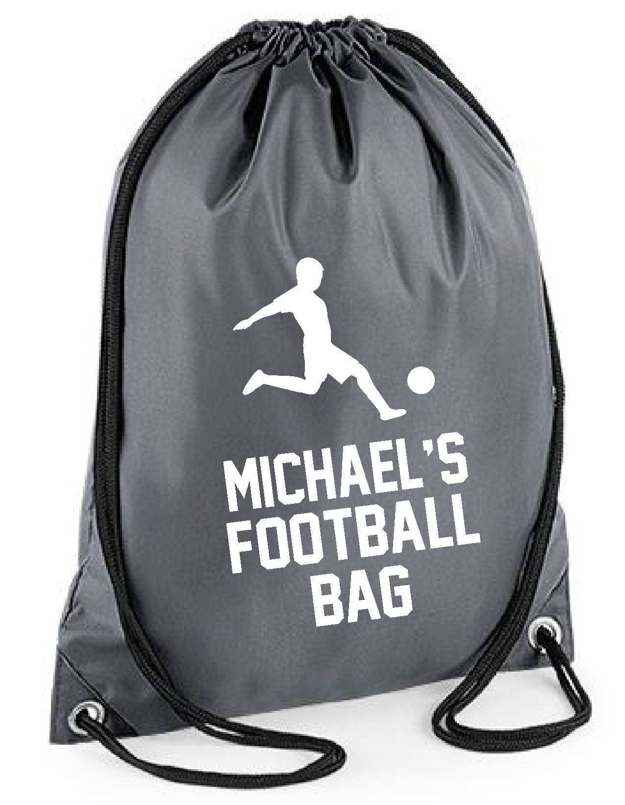 Personalised Football Bag Name Drawstring