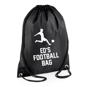 Personalised Football Bag Name Drawstring