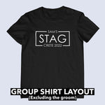 Load image into Gallery viewer, Personalised Stag Party Groom &amp; Squad Matching T-shirt

