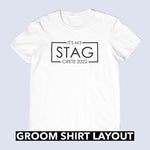 Load image into Gallery viewer, Personalised Stag Party Groom &amp; Squad Matching T-shirt
