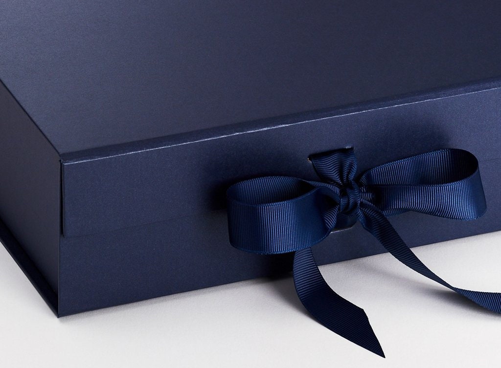 Personalised Groom Large NAVY Gift Box