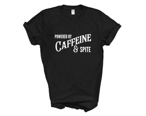 Powered By Caffeine & Spite Adult Unisex T-Shirt