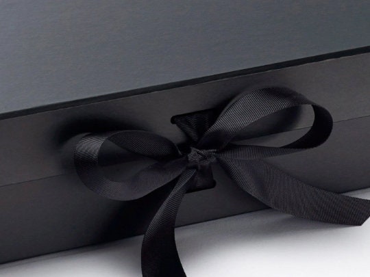 Personalised BRIDE Large BLACK Gift Box