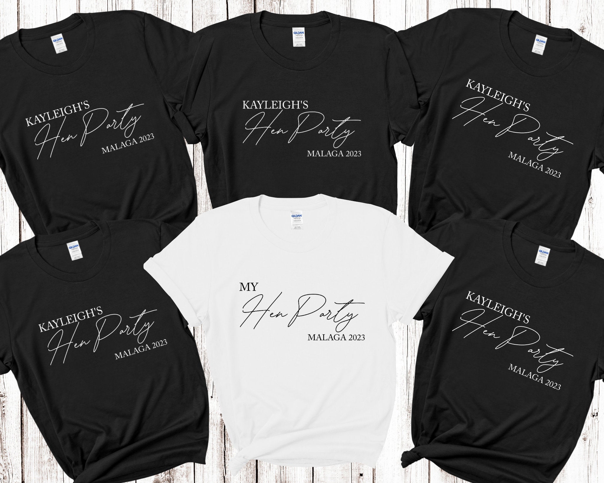 Personalised Hen Party T shirts  2