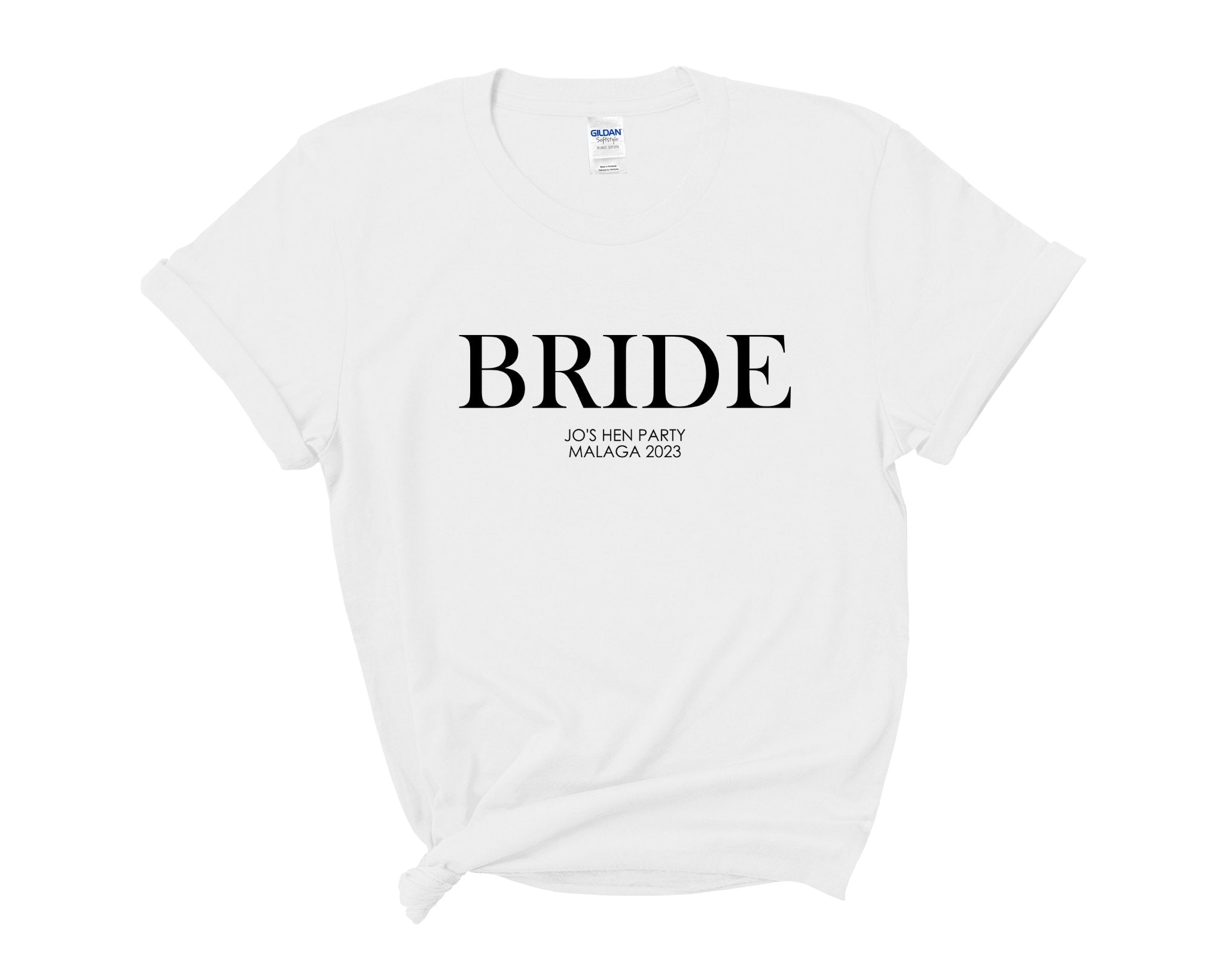 Personalised Bride BRIDE TRIBE Hen Party T-Shirts 6