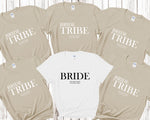 Load image into Gallery viewer, Personalised Bride BRIDE TRIBE Hen Party T-Shirts 4
