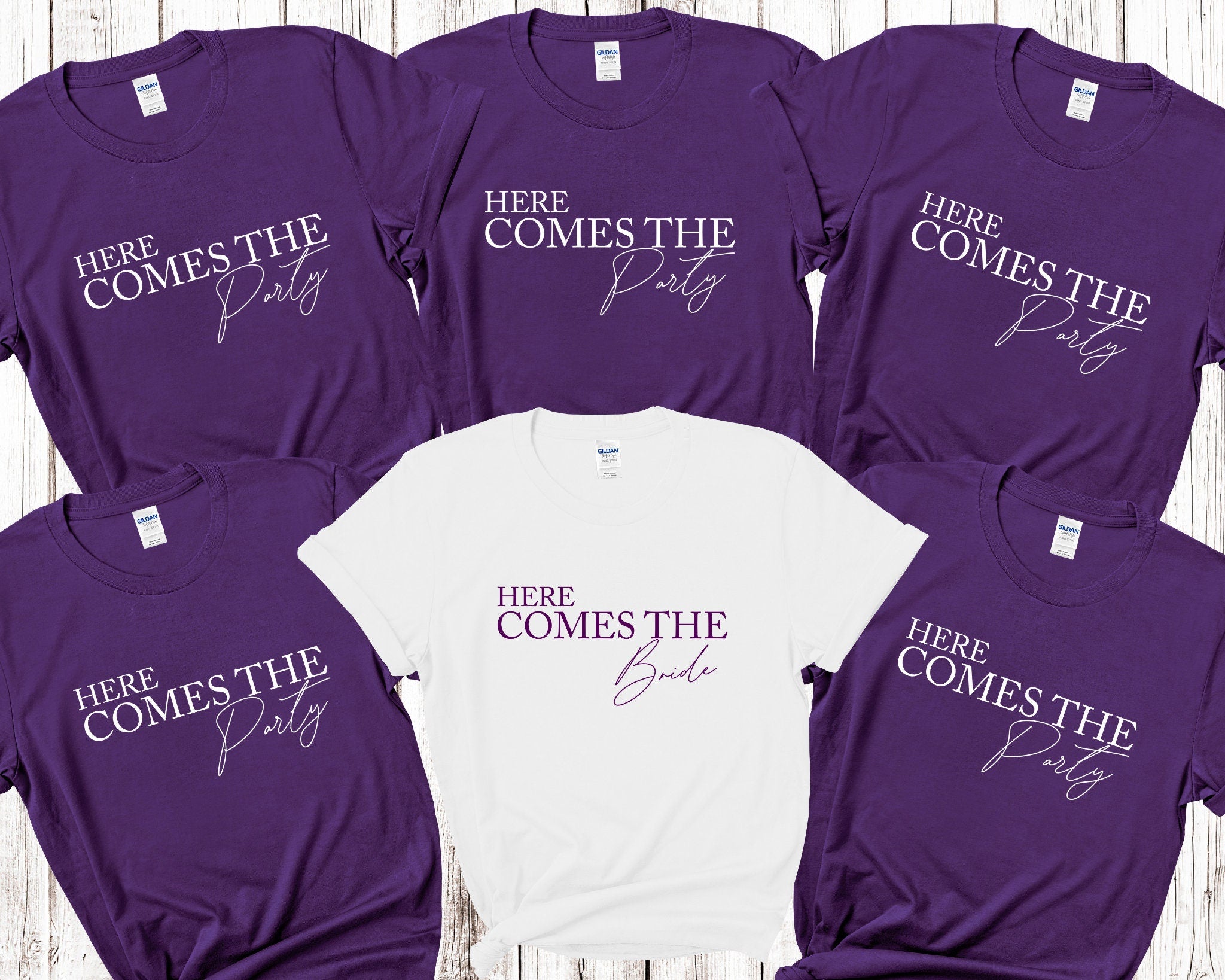 Here Comes The Bride - Here Comes The Party Hen Party T shirts 1
