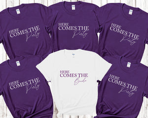 Here Comes The Bride - Here Comes The Party Hen Party T shirts 1