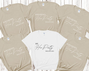 Personalised Hen Party T shirts  1