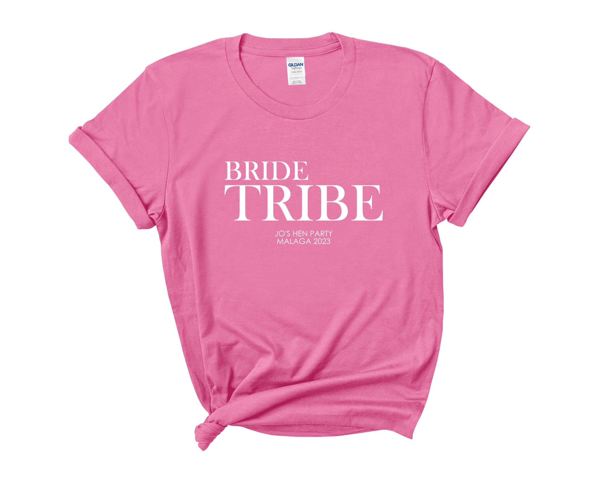 Personalised Bride BRIDE TRIBE Hen Party T-Shirts 3