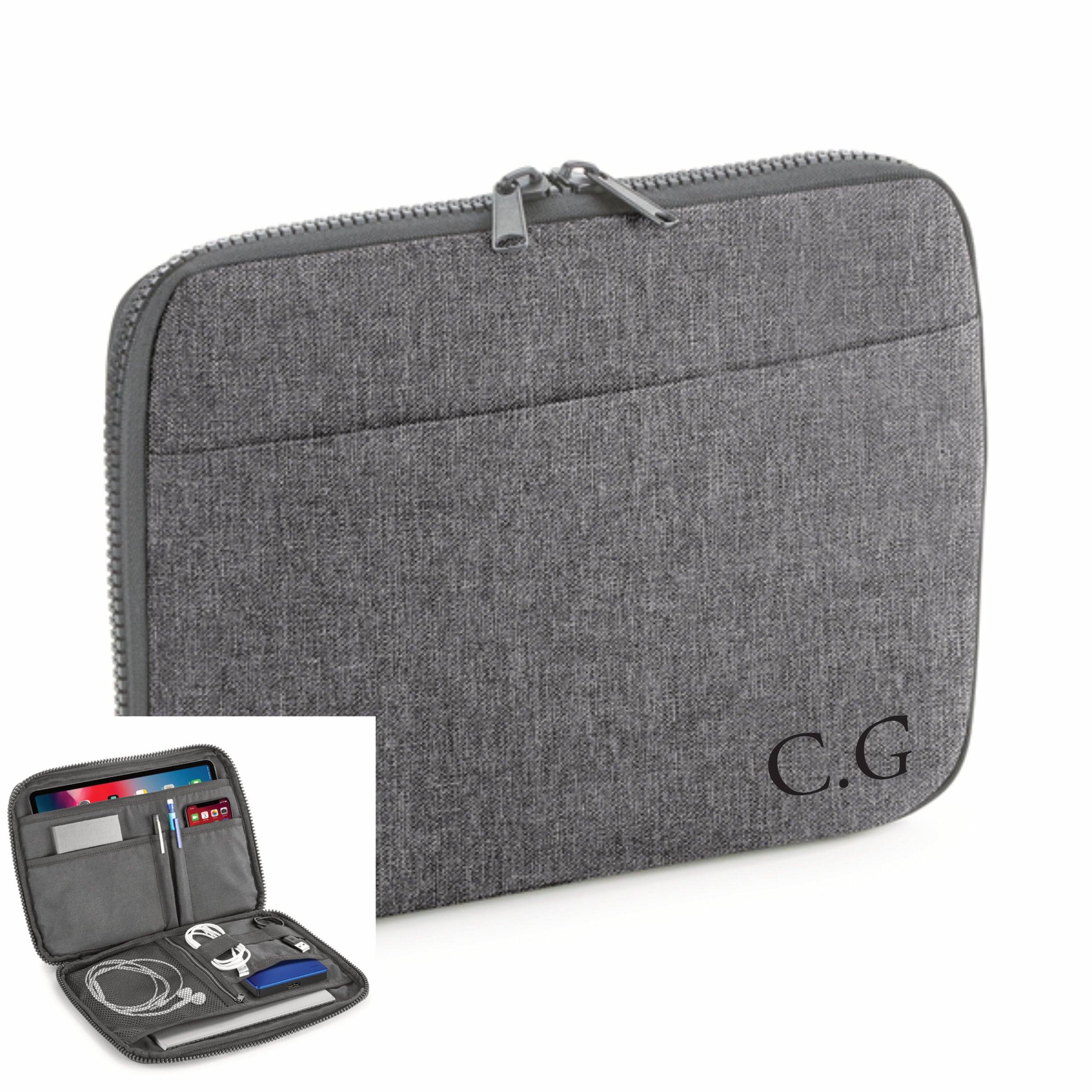 Personalised Tech Organiser Bag Case