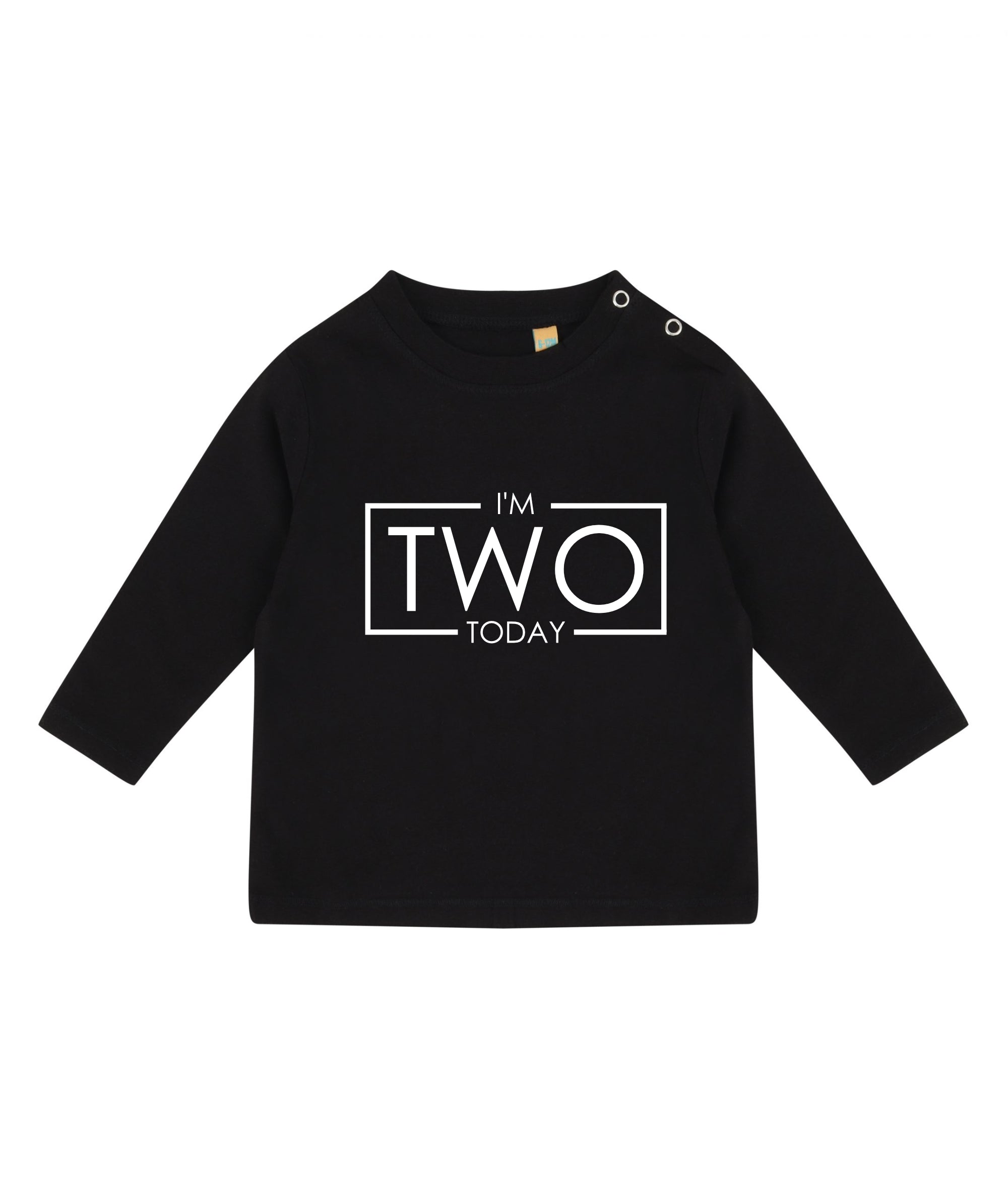 I'm Two Today 2nd Birthday LONG SLEEVE Kids T-Shirt