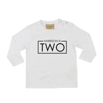 Load image into Gallery viewer, 2nd Birthday LONG SLEEVE Personalised Name Kids T-Shirt

