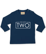Load image into Gallery viewer, 2nd Birthday LONG SLEEVE Personalised Name Kids T-Shirt
