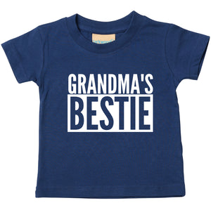 Grandma's Bestie Baby Toddler Funny T-Shirt
