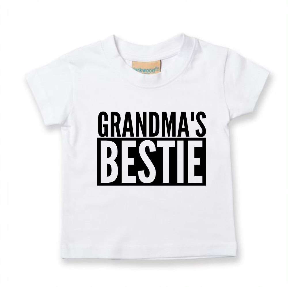 Grandma's Bestie Baby Toddler Funny T-Shirt